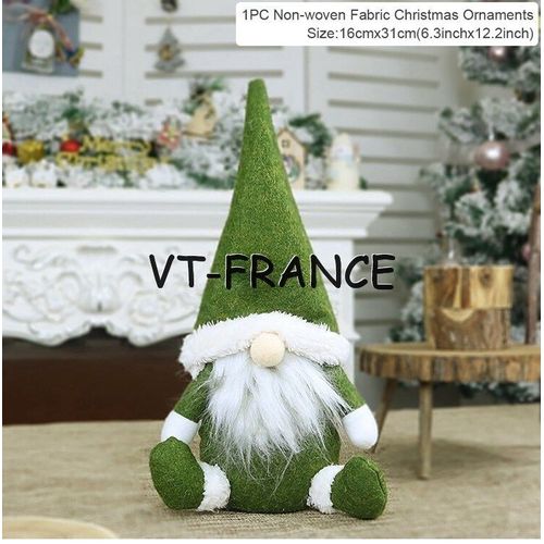 Poupee Gnome Lutin de Noel LED