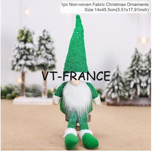 Poupee Gnome Lutin de Noel LED