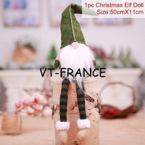 Poupee Gnome Lutin de Noel LED