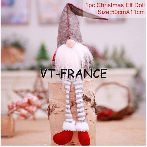 Poupee Gnome Lutin de Noel LED