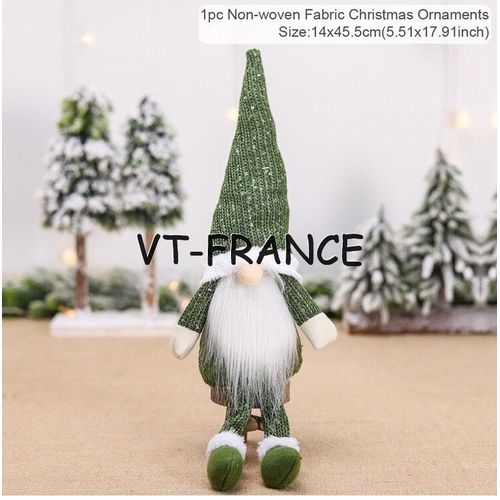 Poupee Gnome Lutin de Noel LED