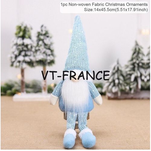 Poupee Gnome Lutin de Noel LED