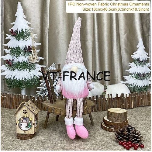 Poupee Gnome Lutin de Noel LED