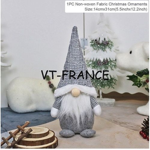 Poupee Gnome Lutin de Noel LED