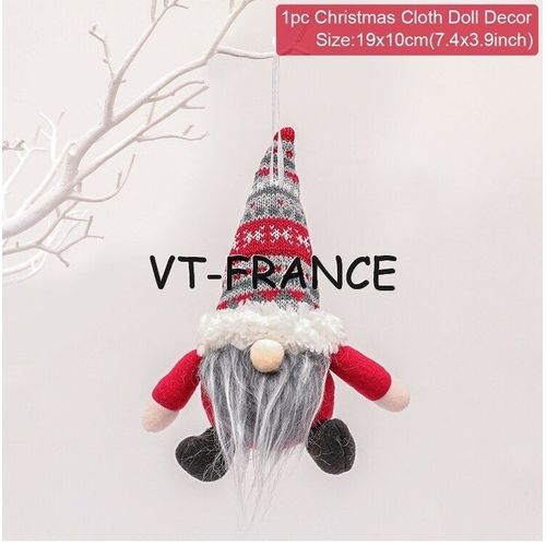 Poupee Gnome Lutin de Noel LED