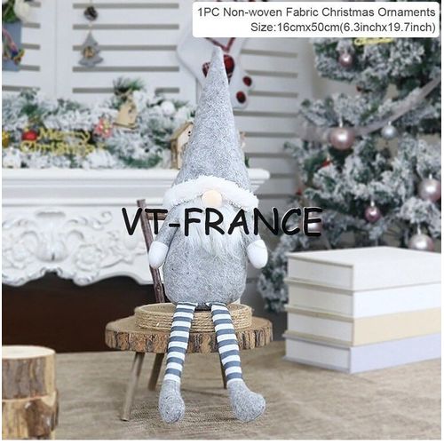 Poupee Gnome Lutin de Noel LED
