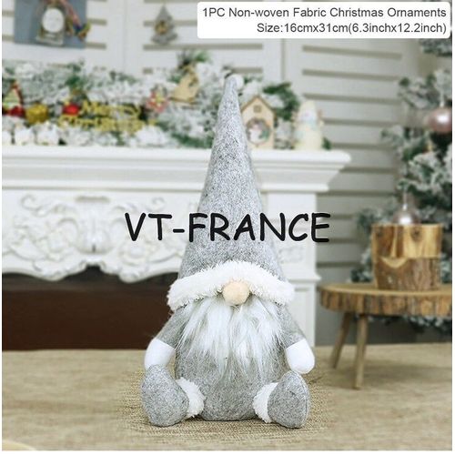 Poupee Gnome Lutin de Noel LED