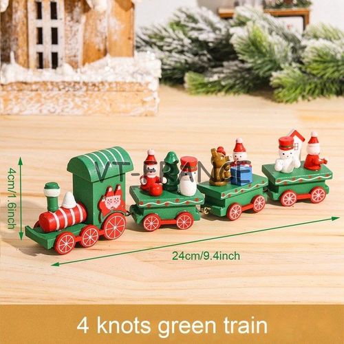 Train Bois Decoration Cadeau Noel