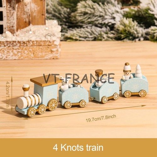 Train Bois Decoration Cadeau Noel