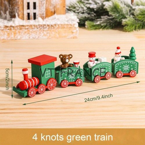 Train Bois Decoration Cadeau Noel