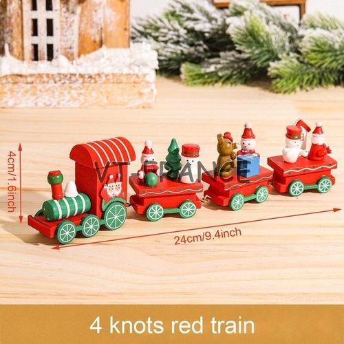 Train Bois Decoration Cadeau Noel