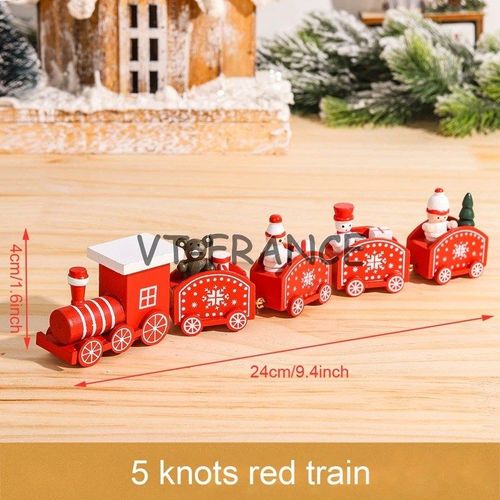 Train Bois Decoration Cadeau Noel