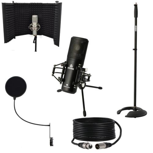 Devine M-Mic PRO XLR BK - set recommandé par BAX - studio voix