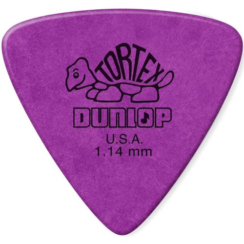 Dunlop Tortex Triangle Médiator De Basse 1.14mm Violet