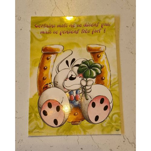 Carte Postale Diddl Avec Texte
