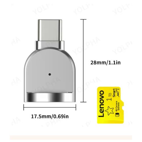 Adaptateur USB-C MicroSD, pour iPhone 15 et PC Samsung avec carte SD 1 To