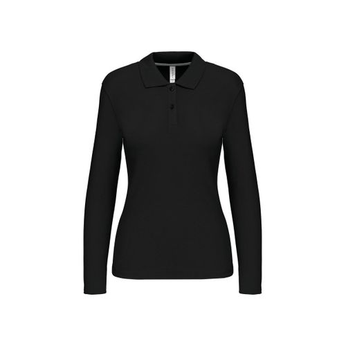 Polo Manches Longues - Femme - K244 - Noir