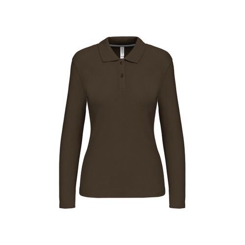 Polo Manches Longues - Femme - K244 - Vert Kaki