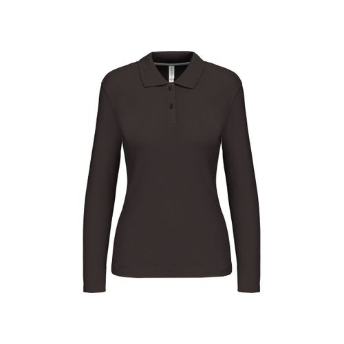 Polo Manches Longues - Femme - K244 - Gris Foncé