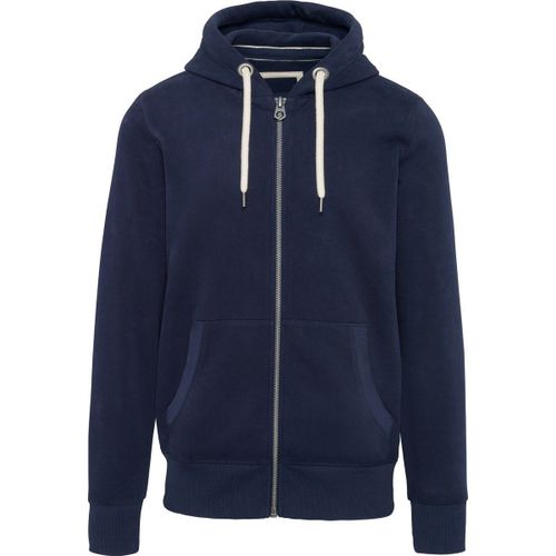 Veste À Capuche Aspect Vintage - Homme - Kv2306 - Bleu Marine