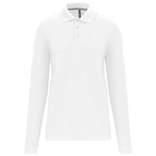 Polo Manches Longues - Homme - Wk276 - Blanc