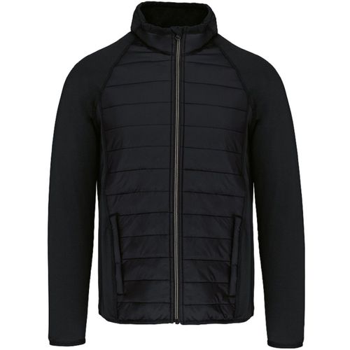 Veste Sport Bi-Matière - Unisexe - Pa233 - Noir