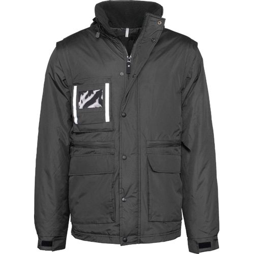 Parka Workwear Manches Amovibles - Homme - Wk6106 - Noir