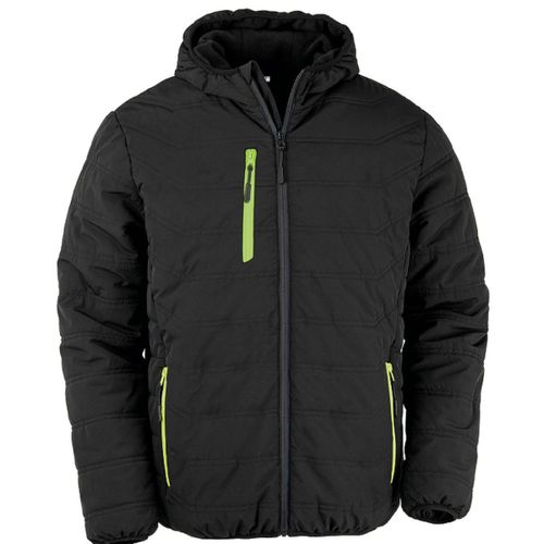 Veste Matelassée Recyclée - Unisexe - R240x - Noir Et Lime