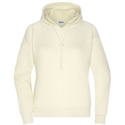 Sweat-Shirt À Capuche Bio - Femme - 8033 - Blanc Cassé Vanille