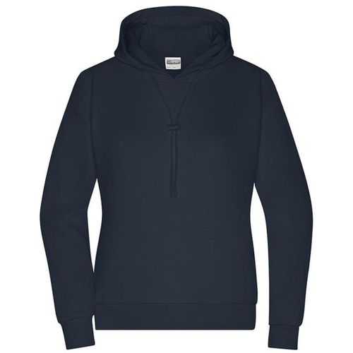 Sweat-Shirt À Capuche Bio - Femme - 8033 - Bleu Marine