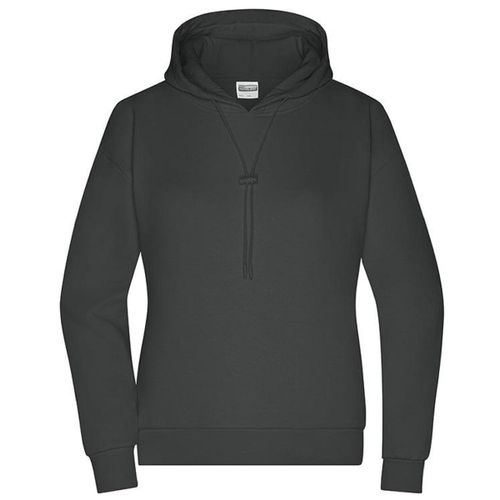 Sweat-Shirt À Capuche Bio - Femme - 8033 - Gris Foncé
