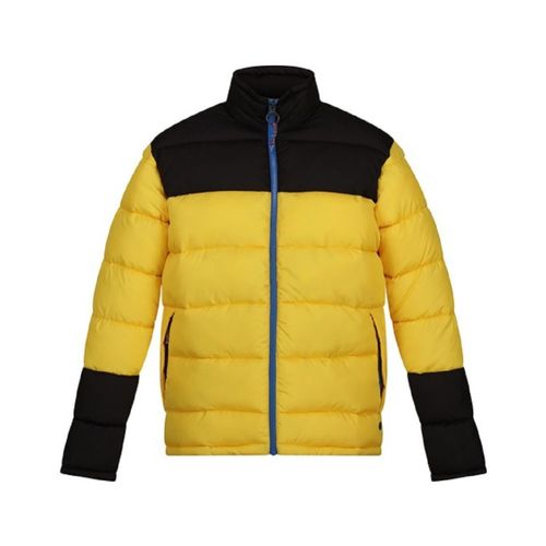 Doudoune Vintage - Homme - Tra536 - Jaune Solar Et Noir