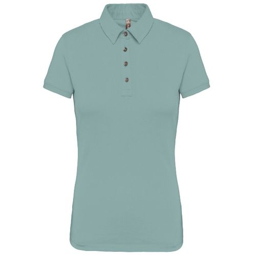 Polo Jersey Manches Courtes - Femme - K263 - Vert Amande Sage