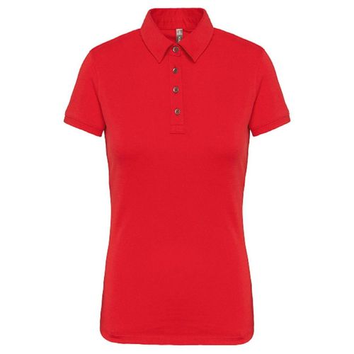 Polo Jersey Manches Courtes - Femme - K263 - Rouge