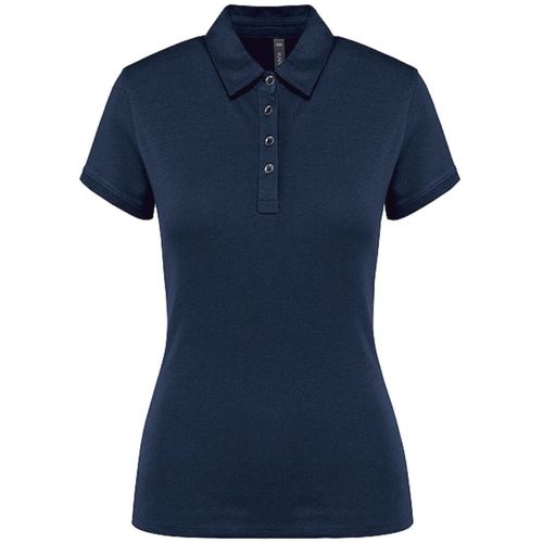 Polo Jersey Manches Courtes - Femme - K263 - Bleu Marine