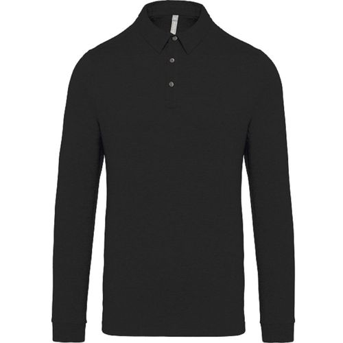 Polo Jersey Manches Longues - Homme - K264 - Noir