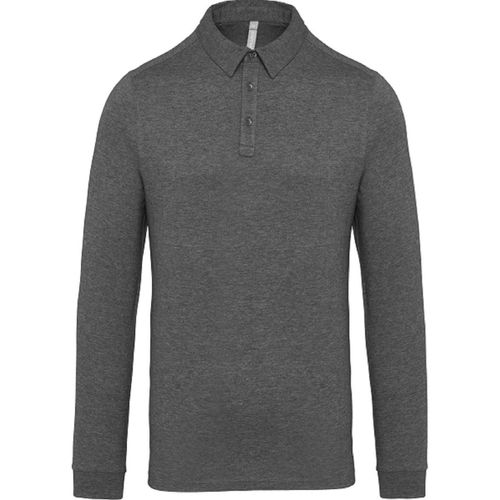 Polo Jersey Manches Longues - Homme - K264 - Gris Heather