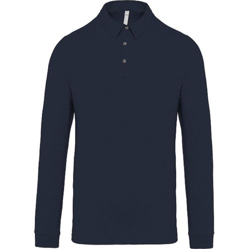 Polo Jersey Manches Longues - Homme - K264 - Bleu Marine