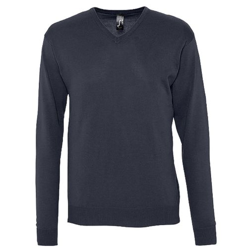 Pull Col V - Homme - 90000 - Bleu Marine