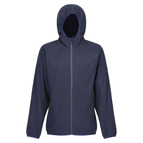 Veste Polaire À Capuche - Homme - Trf690 - Bleu Marine Et Gris