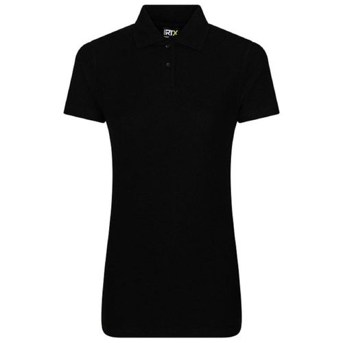 Polo Pro Manches Courtes - Femme - Du Xs Au 4xl - Rx01f - Noir