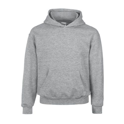 Sweat À Capuche Enfant - 18500b - Gris Sport Chiné