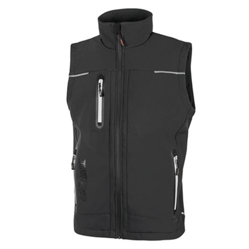 Gilet Softshell Sans Manches - Homme - Upfu188 - Gris Asphalte