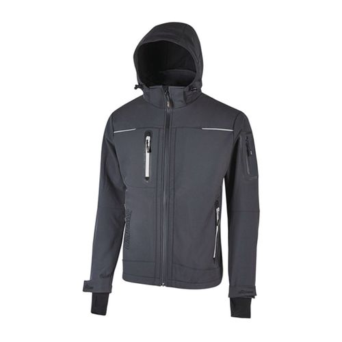 Veste Softshell Manches Longues - Homme - Upfu187 - Gris Asphalte