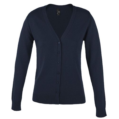 Gilet Boutonné - Femme - 90012 - Bleu Marine