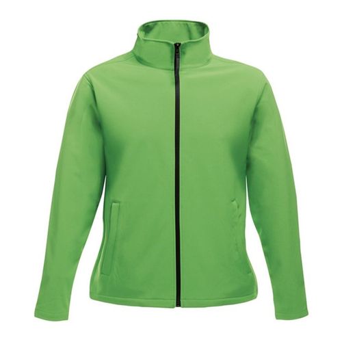 Veste Softshell Femme - Tra629 - Vert Extreme Et Noir