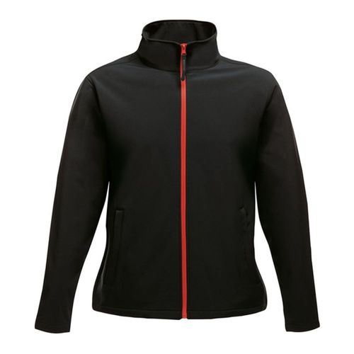 Veste Softshell Femme - Tra629 - Noir Et Rouge