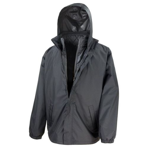 Veste Imperméable 3 En 1 Matelassé - Homme - R215x - Noir