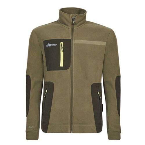 Veste De Travail Zippée Micropolaire Pour Homme - Upfu225 - Vert Olive