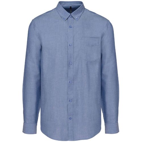 Chemise Oxford Manches Longues - Homme - K533 - Bleu Cobalt